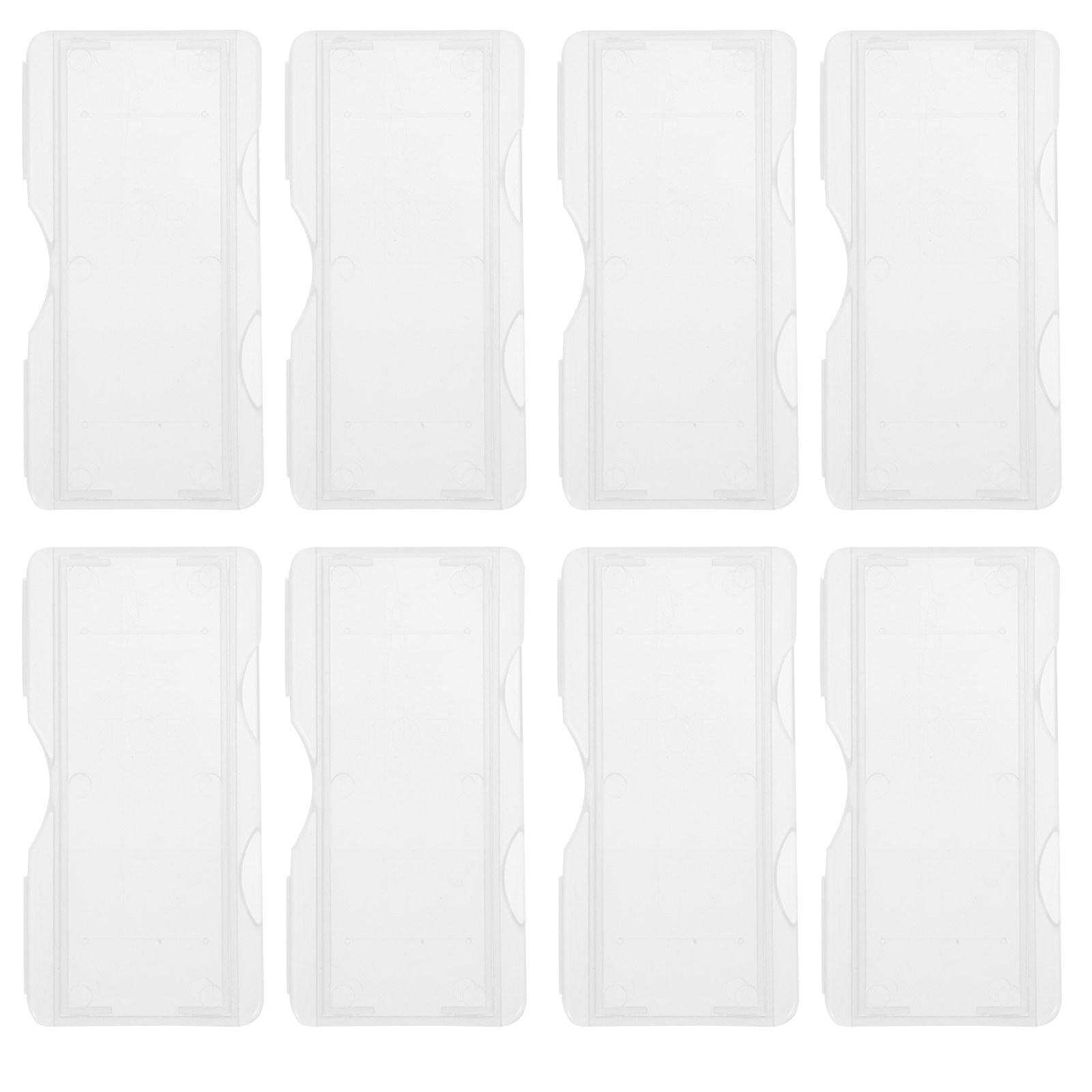 Pathology Slide Storage - 100Pcs Individual Microscope Premium Plastic Slide
