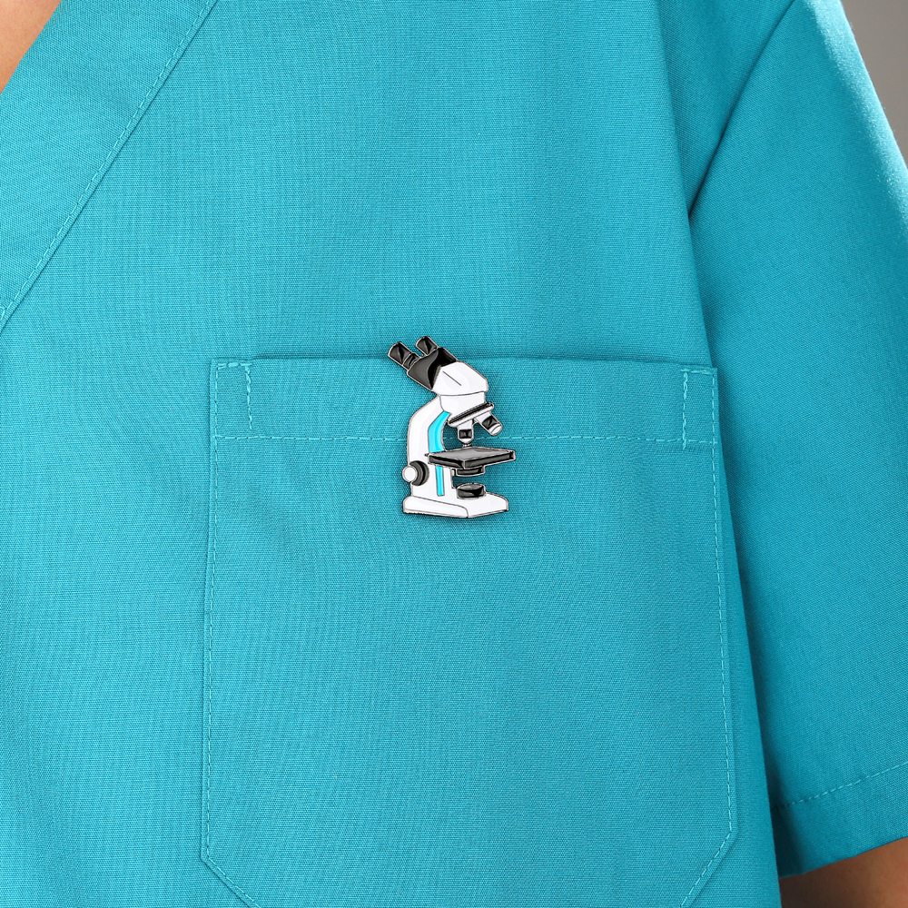 Medical Laboratory Technology - DCARZZ New Microscope Shape Enamel Pin