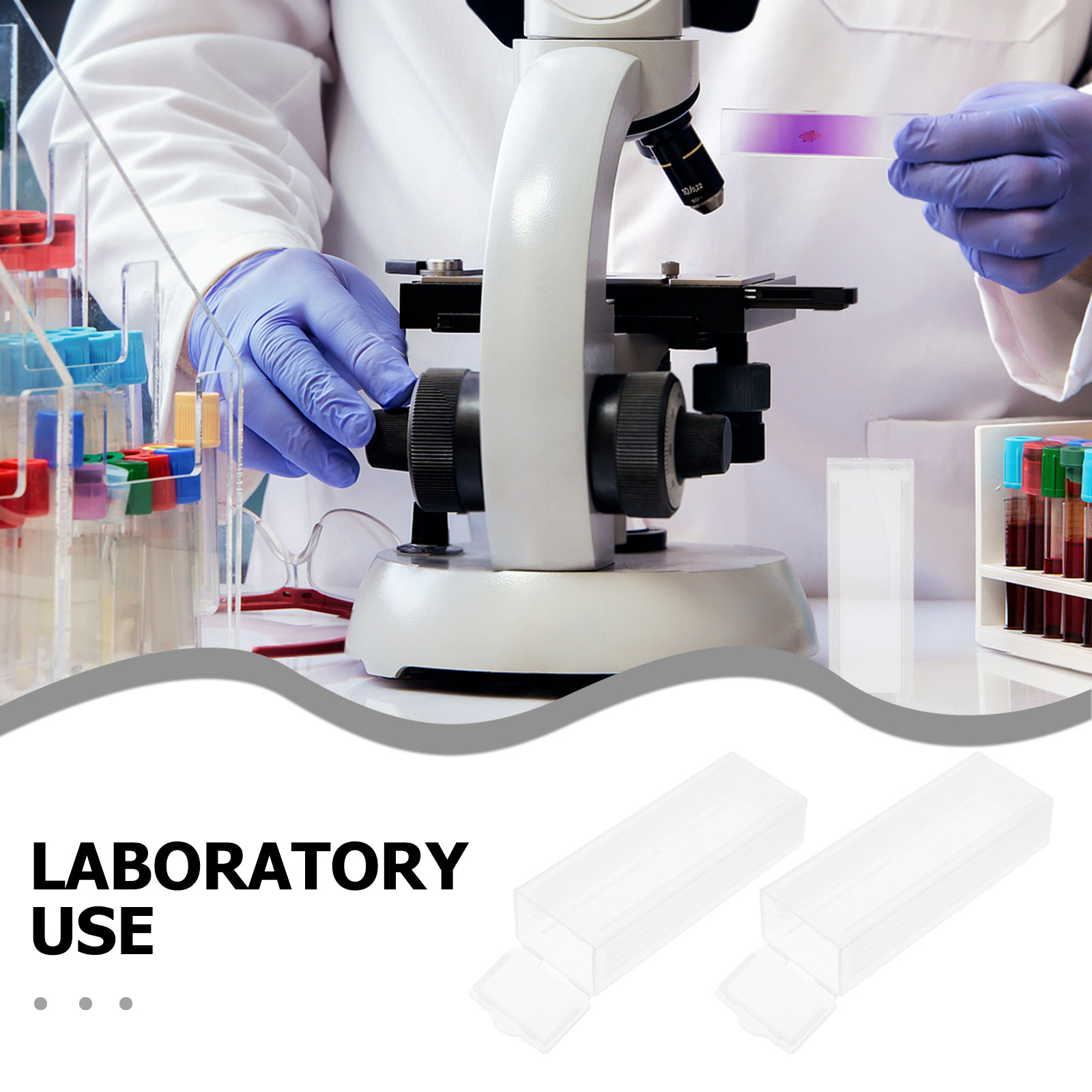 10Pcs Plastic Microscope Slide - Pathology Slide Storage review and price