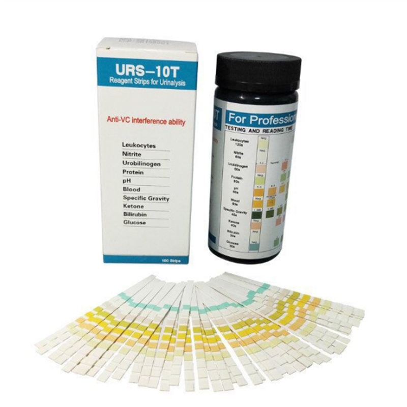 100 Strips URS-10T Urinalysis  - Urinalysis Reagent Strip review and price