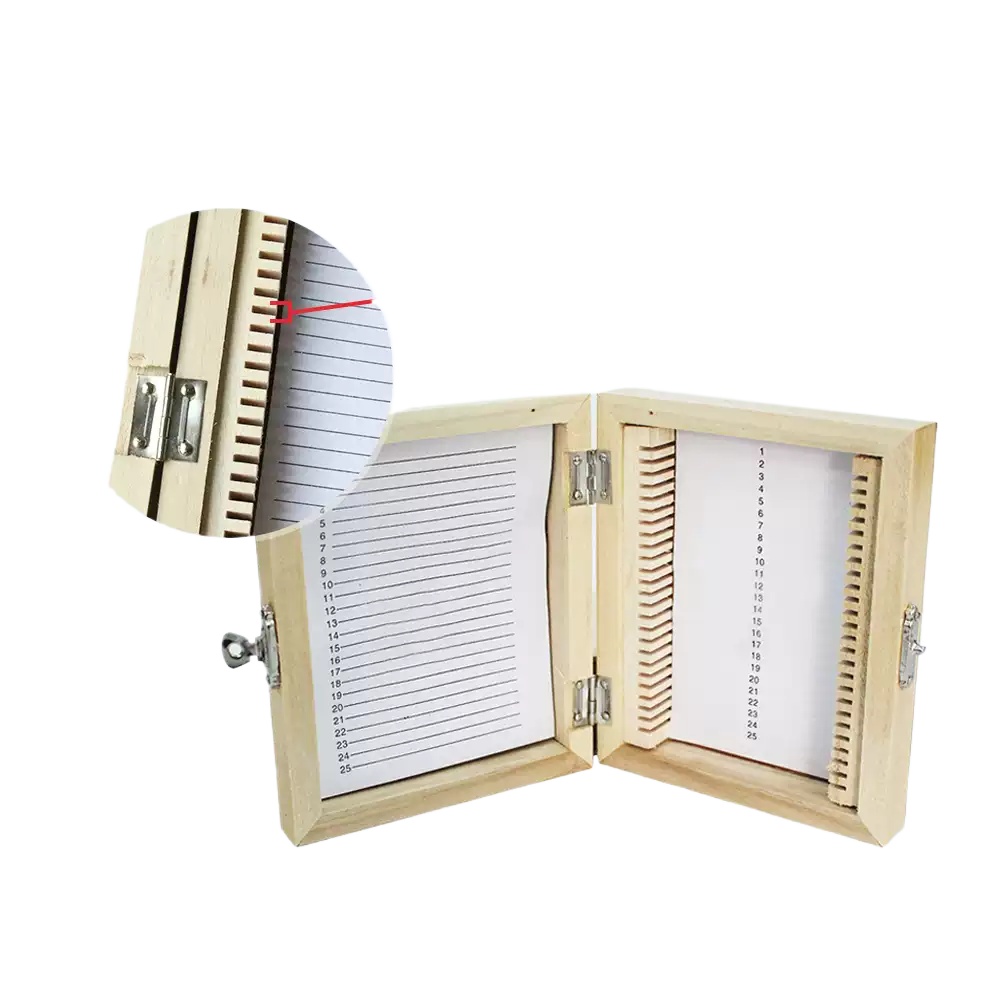 25/50/100 PCS Wooden Slide Box - Pathology Slide Storage review and price