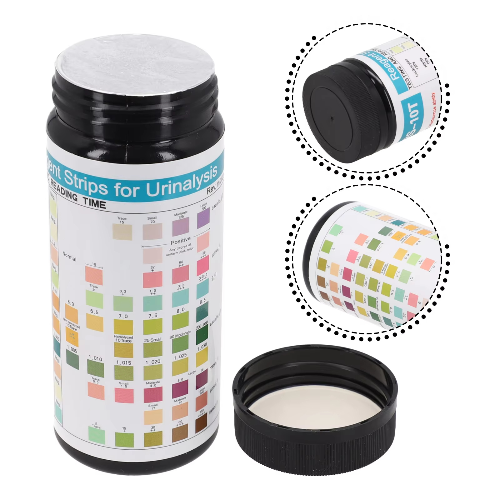 100 Strips URS-10T Urine Test  - Urinalysis Reagent Strip review and price