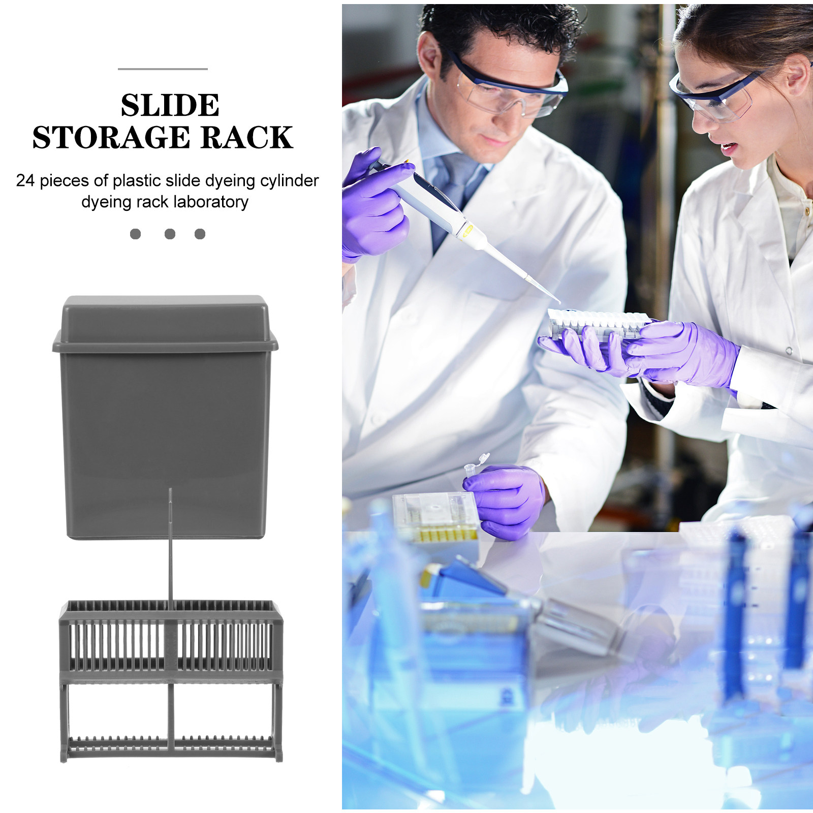 1Set Plastic Microscope Slides - Medical Laboratory Technology review and price