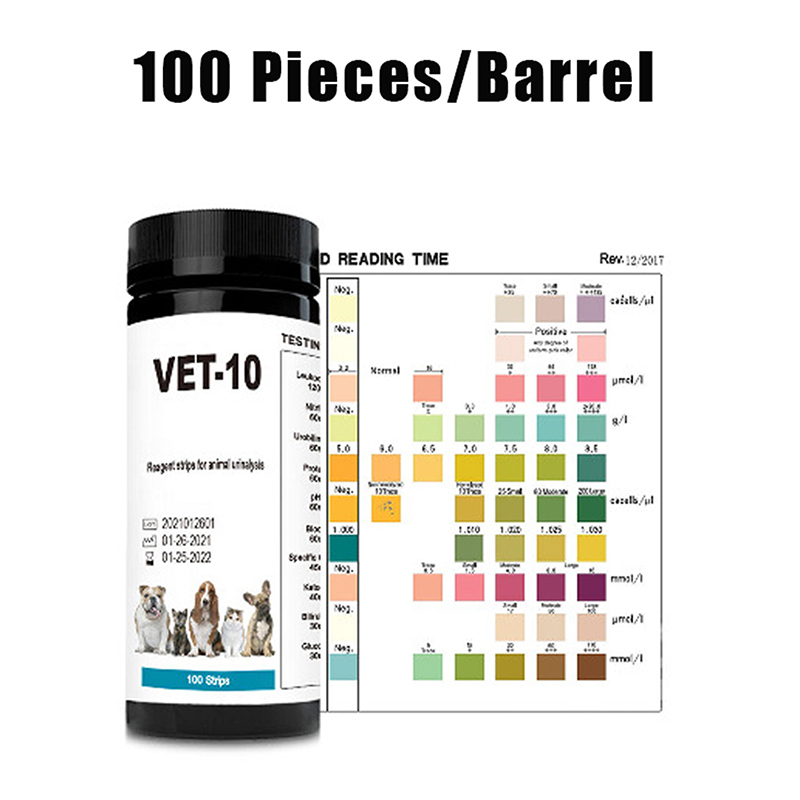 100PCS 10-Parameter Cat & Dog  - Urinalysis Reagent Strip review and price