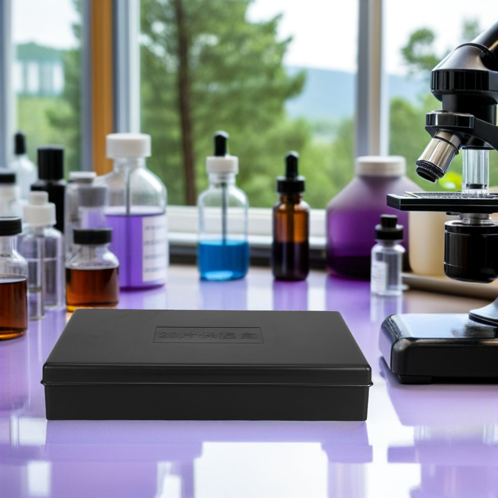 Rectangular Plastic Microscope - Pathology Slide Storage review and price