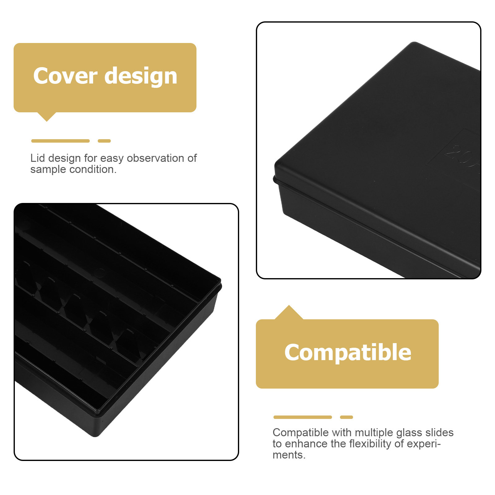 Rectangular Plastic Microscope - Pathology Slide Storage review and price