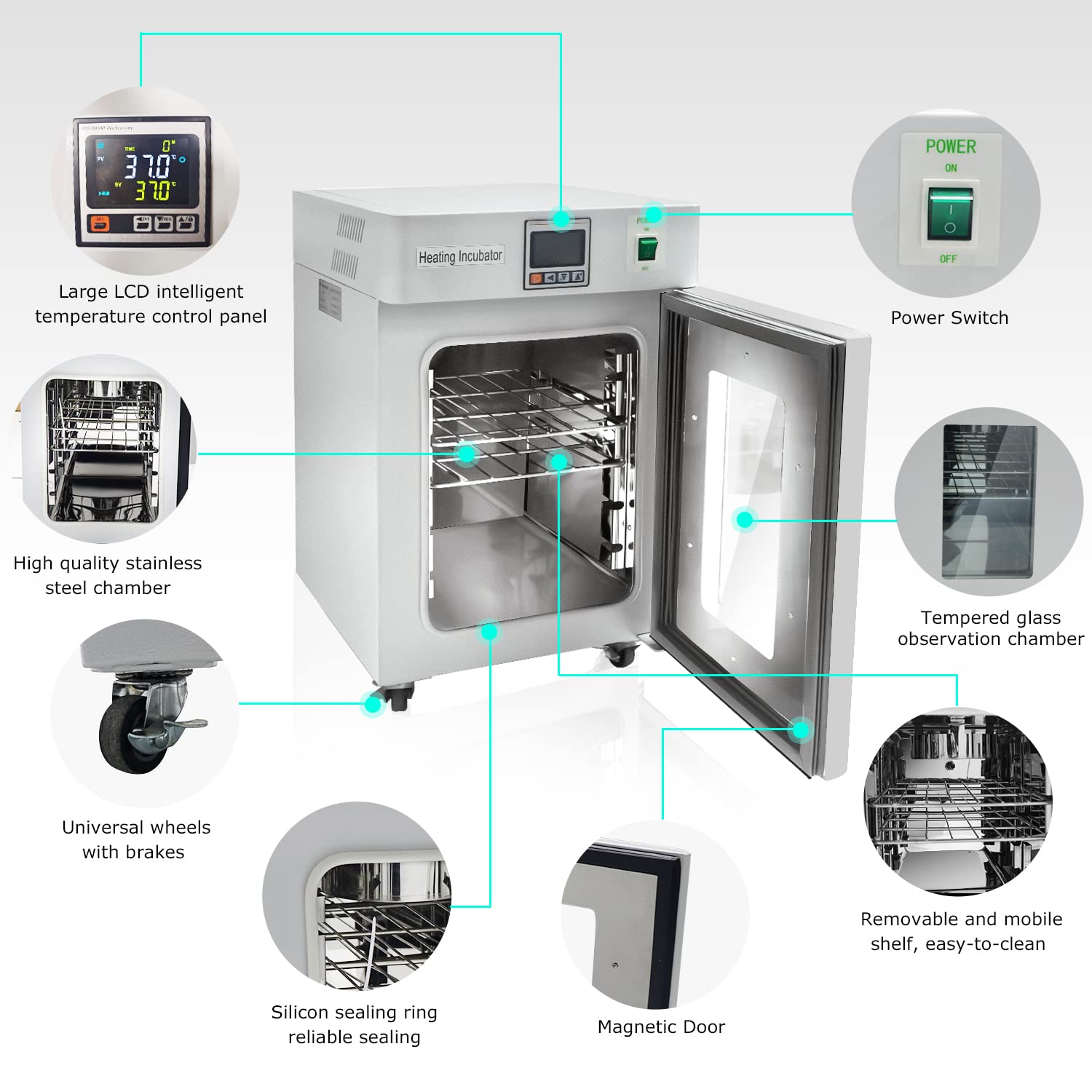 WEIAI Lab Incubator 18L 20L 30 - Medical Lab Microbiology review and price