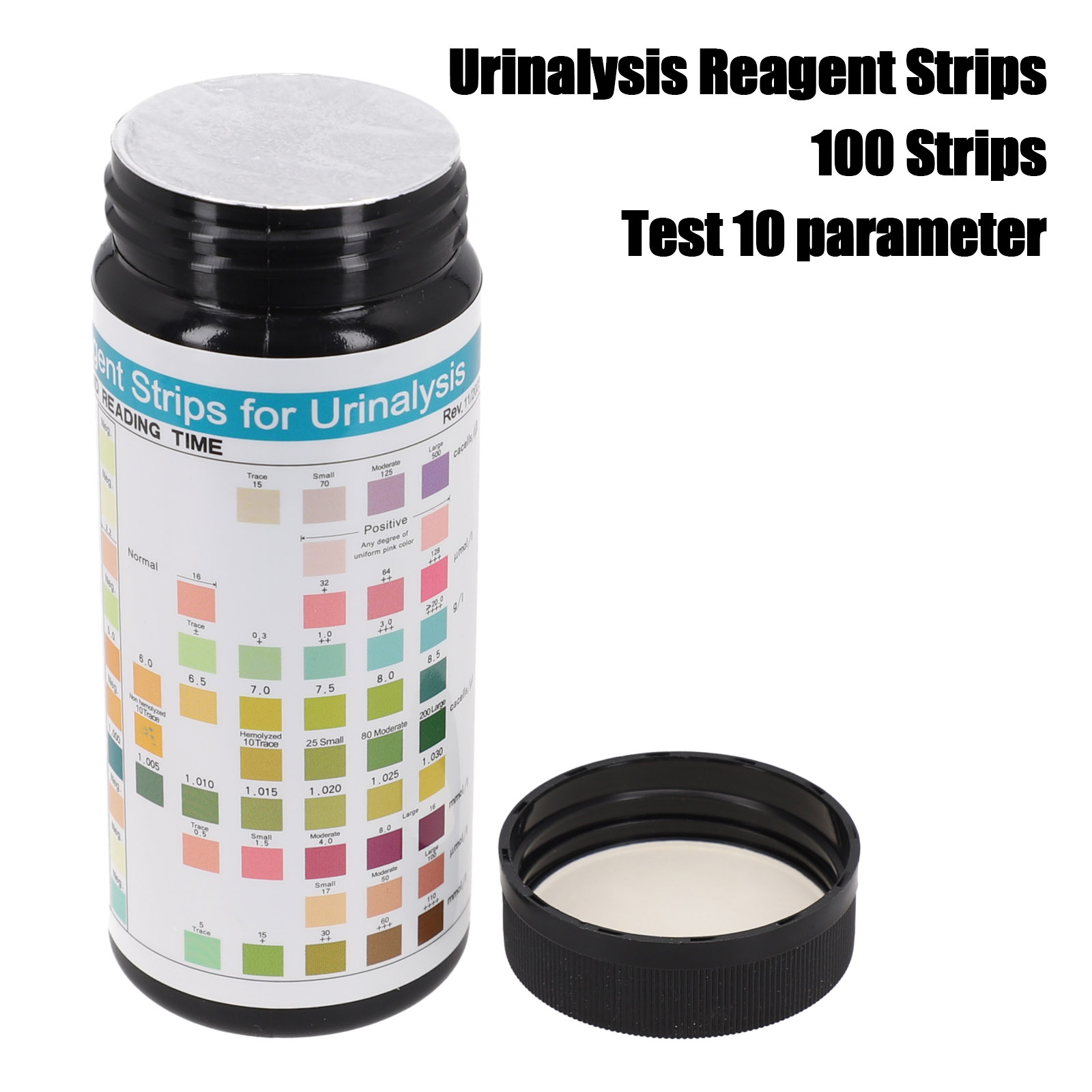100 Strips URS-10T Reagent Uri - Urinalysis Reagent Strip review and price