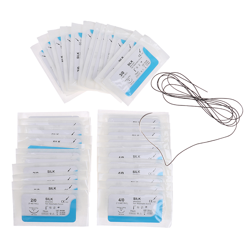 12PCS 75cm 2/0 3/0 4/0 Dental  - Surgical Instrument Set review and price